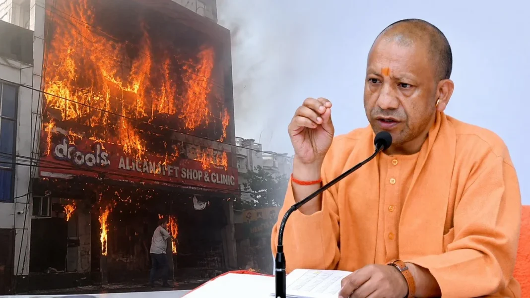 लखनऊ कोचिंग अग्निकांड: सीएम योगी का बड़ा एक्शन; LDA उपाध्यक्ष तलब, अवैध निर्माणों पर मांगी 6 महीने की ‘बुलडोजर रिपोर्ट’