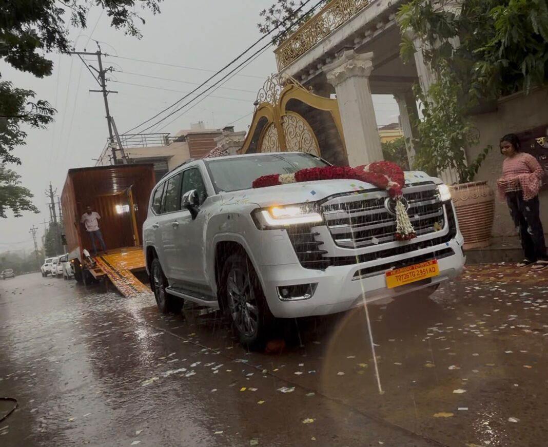 New Toyota Land Cruiser joins Virendra Singh Tomar's convoy on Rath Dooj; Karni Sena family celebrates the auspicious occasion