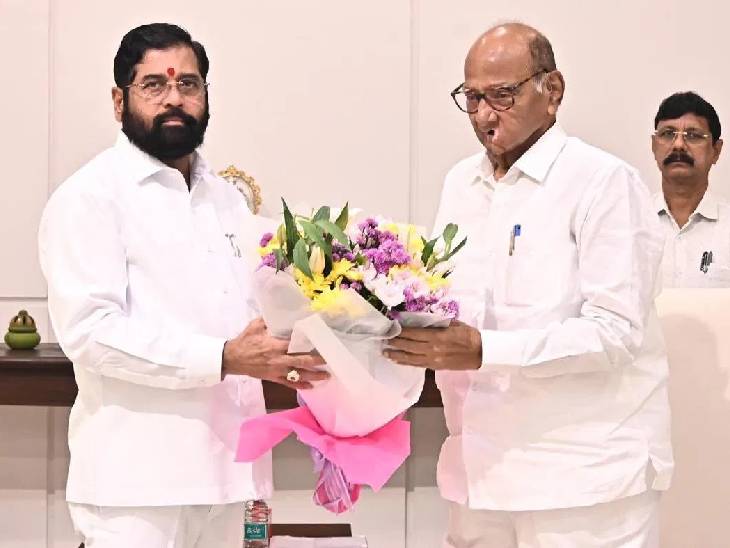 शरद पवार की ‘सरप्राइज विजिट’ से महाराष्ट्र की राजनीति में हलचल, डिप्टी सीएम एकनाथ शिंदे से मुलाकात ने बढ़ाई अटकलें
