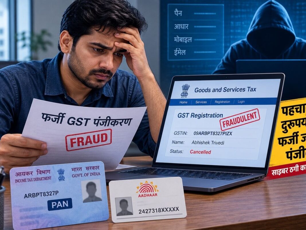 9109571790 से रहें सावधान उमेश यादव नामक व्यक्ति GST अधिकारी बनकर कर रहा ऑनलाइन ठगी, रायपुर सहित कई शहरों के कारोबारी सतर्क रहें