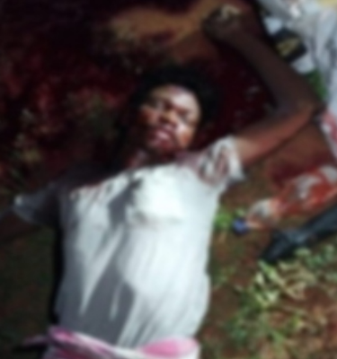 Bloody act over suspicion of illicit affair with wife; young neighbor hacked to death with an axe; husband absconding