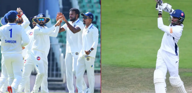 Tilak Varma's batting and Nidheesh's bowling shine; South Zone defeats North Zone to reach the final